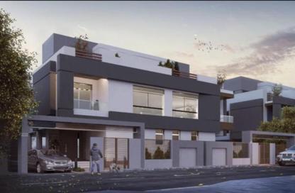 Twin House - 4 Bedrooms - 4 Bathrooms for sale in Bleu Vert - New Capital Compounds - New Capital City - Cairo