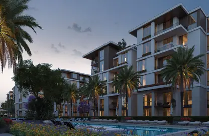 Apartment - 3 Bedrooms - 2 Bathrooms for sale in Tesla Residence - Al Wahat Road - 6 October City - Giza