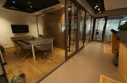 Office Space - 5 Bedrooms - 2 Bathrooms for rent in Bank Center Street - South Teseen St. - The 5th Settlement - New Cairo City - Cairo