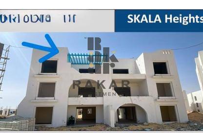 (بنتهاوس  (روف - 3 غرف نوم - 2 حمامات للبيع في ماونتن فيو راس الحكمة - راس الحكمة - الساحل الشمالي