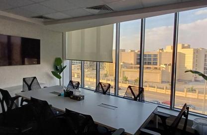 Office Space - Studio - 2 Bathrooms for rent in Bank Center Street - South Teseen St. - The 5th Settlement - New Cairo City - Cairo