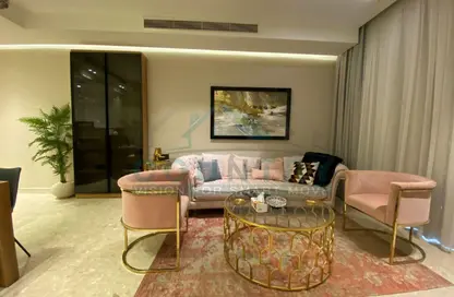 Apartment - 1 Bedroom - 2 Bathrooms for rent in Aljazi Marriott Residences - Mohamed Naguib Axis - North Investors Area - New Cairo City - Cairo