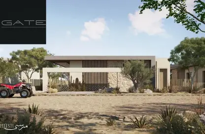 منزل مزدوج - 4 غرف نوم - 6 حمامات للبيع في مرسي باجوش - قسم مرسي مطروح - الساحل الشمالي