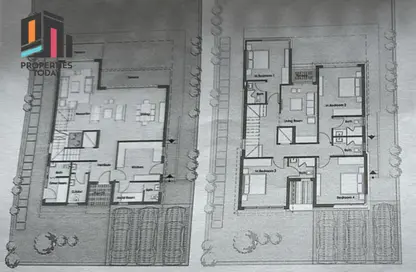 فيلا - 4 غرف نوم - 4 حمامات للبيع في باديه بالم هيلز - كمبوندات 6 أكتوبر - مدينة 6 أكتوبر - الجيزة