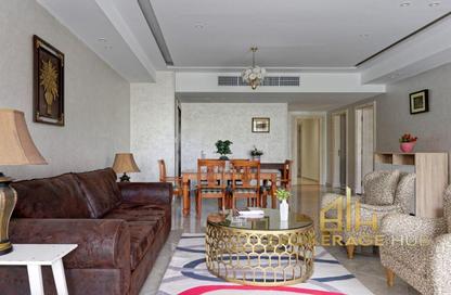Apartment - 3 Bedrooms - 2 Bathrooms for rent in Lake View Residence - 5th Settlement Compounds - The 5th Settlement - New Cairo City - Cairo