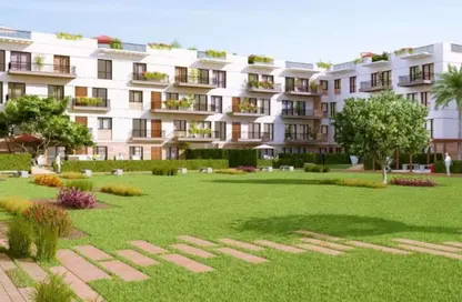 Apartment - Studio - 1 Bathroom for rent in The Courtyards - Sheikh Zayed Compounds - Sheikh Zayed City - Giza