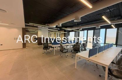 Office Space - Studio - 7+ for rent in South Teseen St. - The 5th Settlement - New Cairo City - Cairo
