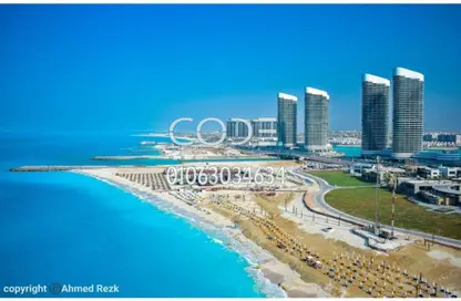 Apartment - 4 Bedrooms - 4 Bathrooms for sale in North Edge Towers - New Alamein City - Al Alamein - North Coast Apartment - 4 Bedrooms - 4 Bathrooms for sale in North Edge Towers - New Alamein City - Al Alamein - North Coast