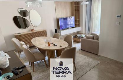 Apartment - 2 Bedrooms - 2 Bathrooms for rent in Park Side Residence - Zed Towers - Sheikh Zayed Compounds - Sheikh Zayed City - Giza