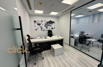 Office Space - Studio - 2 Bathrooms for rent in Cairo Festival City - North Investors Area - New Cairo City - Cairo