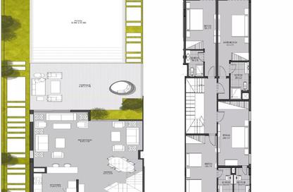 Twin House - 4 Bedrooms - 4 Bathrooms for sale in Direction White - Ras Al Hekma - North Coast