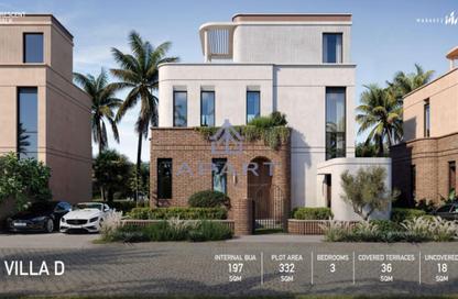 Villa - 4 - 4 for sale in Crescent Walk - 5th Settlement Compounds - The 5th Settlement - New Cairo City - Cairo