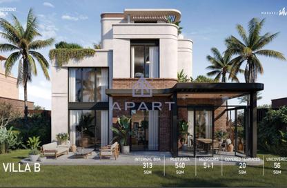 Villa - 4 - 4 for sale in Crescent Walk - 5th Settlement Compounds - The 5th Settlement - New Cairo City - Cairo