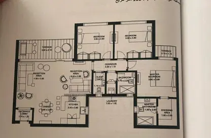 Apartment - 3 Bedrooms - 2 Bathrooms for sale in Garden Residence - Hyde Park - New Cairo City - Cairo