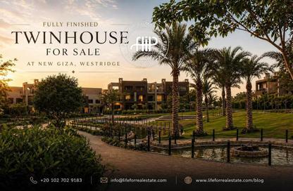 Twin House - 3 Bedrooms - 4 Bathrooms for sale in New Giza - Cairo Alexandria Desert Road - 6 October City - Giza
