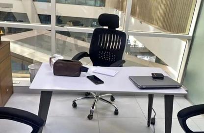 Office Space - 2 Bedrooms - 2 Bathrooms for rent in Business Plus - North Teseen St. - The 5th Settlement - New Cairo City - Cairo