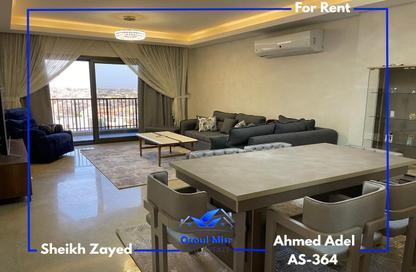 Apartment - 3 Bedrooms - 3 Bathrooms for rent in Park Side Residence - Zed Towers - Sheikh Zayed Compounds - Sheikh Zayed City - Giza