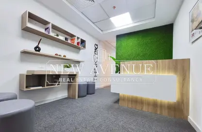 Office Space - 2 Bedrooms - 1 Bathroom for rent in Business Plus - North Teseen St. - The 5th Settlement - New Cairo City - Cairo