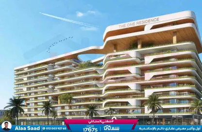 Apartment - 2 Bedrooms - 2 Bathrooms for sale in The One - Smouha - Hay Sharq - Alexandria