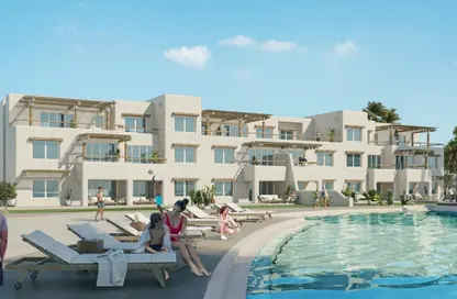 شاليه - 2 غرف نوم - 2 حمامات للبيع في هاسيندا وترز - قسم الضبعة - الساحل الشمالي