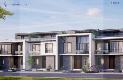 Townhouse - 3 Bedrooms - 3 Bathrooms for sale in Palm Hills Golf Extension - Al Wahat Road - 6 October City - Giza