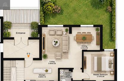 Apartment - 3 - 4 for sale in O West - 6 October Compounds - 6 October City - Giza Apartment - 3 - 4 for sale in O West - 6 October Compounds - 6 October City - Giza