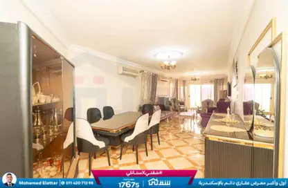 شقة - 3 غرف نوم - 2 حمامات للبيع في طريق الجيش - سيدي بشر - حي اول المنتزة - الاسكندرية