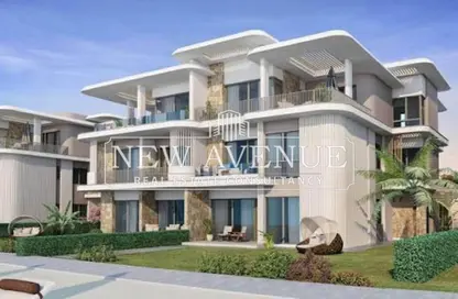 (بنتهاوس  (روف - 3 غرف نوم - 2 حمامات للبيع في كون - راس الحكمة - الساحل الشمالي