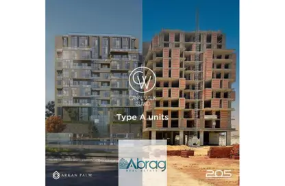 Office Space - 2 Bedrooms - 2 Bathrooms for sale in Arkan Palm 205 - Sheikh Zayed Compounds - Sheikh Zayed City - Giza