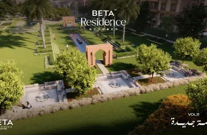شقة - 3 غرف نوم - 2 حمامات للبيع في بيتا ريذيدانس - حدائق اكتوبر - مدينة 6 أكتوبر - الجيزة