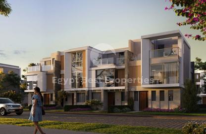 Twin House - 3 Bedrooms - 5 Bathrooms for sale in Crescent Walk - 5th Settlement Compounds - The 5th Settlement - New Cairo City - Cairo