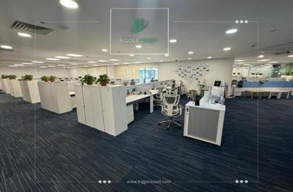 Office Space - Studio - 6 Bathrooms for rent in Bank Center Street - South Teseen St. - The 5th Settlement - New Cairo City - Cairo