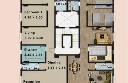 Apartment - 3 Bedrooms - 3 Bathrooms for sale in El Yasmeen - New Cairo City - Cairo
