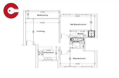 Chalet - 2 Bedrooms - 2 Bathrooms for sale in Cali Coast - Ras Al Hekma - North Coast