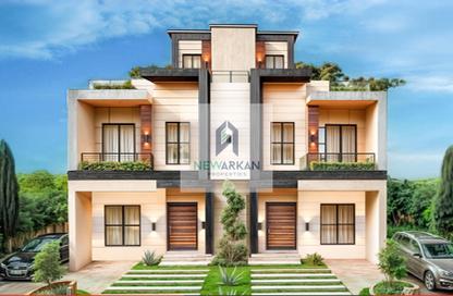 Townhouse - 4 Bedrooms - 3 Bathrooms for sale in Hood 8 Side St. - Green Belt - 6 October City - Giza