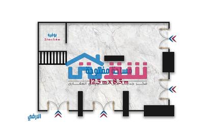 محل تجاري - استوديو - 2 للايجار في شارع محمود العيسوي - ميامي - حي اول المنتزة - الاسكندرية