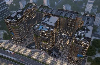Shop - Studio - 2 Bathrooms for sale in El Mehwar El khadamy - Central Axis - 8th District - 6 October City - Giza