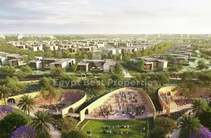 تاون هاوس - 3 غرف نوم - 4 حمامات للبيع في سولانا - مدينة زايد الجديدة - الشيخ زايد - الجيزة