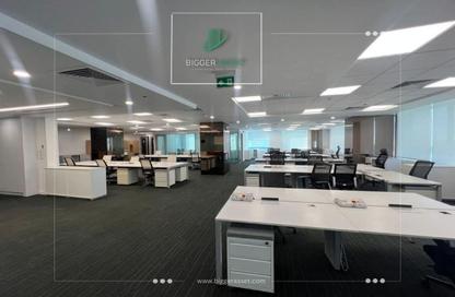 Office Space - Studio - 3 Bathrooms for rent in Bank Center Street - South Teseen St. - The 5th Settlement - New Cairo City - Cairo