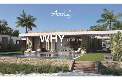 Chalet - 2 Bedrooms - 2 Bathrooms for sale in Azha North - Ras Al Hekma - North Coast