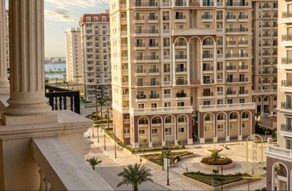 Apartment - 3 Bedrooms - 3 Bathrooms for rent in Vee Sawari - Waterfront - Sawary - Alexandria Compounds - Alexandria