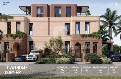 Apartment - 3 - 3 for sale in Crescent Walk - 5th Settlement Compounds - The 5th Settlement - New Cairo City - Cairo