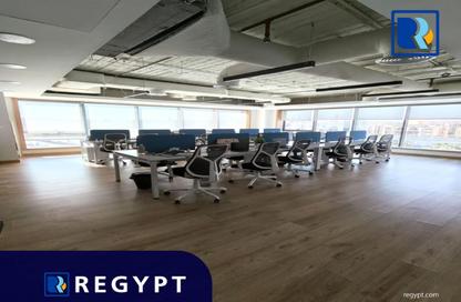 Office Space - Studio - 3 for rent in Bank Center Street - South Teseen St. - The 5th Settlement - New Cairo City - Cairo