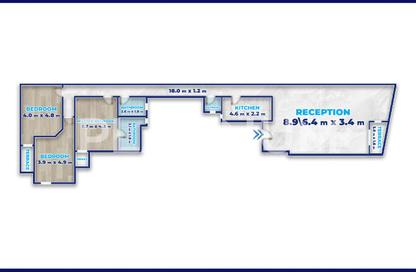 Apartment - 3 Bedrooms - 3 Bathrooms for sale in Roushdy St. - Roushdy - Hay Sharq - Alexandria
