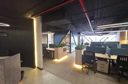 Office Space - 5 Bedrooms - 3 Bathrooms for rent in V90 - North Teseen St. - The 5th Settlement - New Cairo City - Cairo