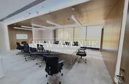 Office Space - 4 Bedrooms - 2 Bathrooms for rent in Bank Center Street - South Teseen St. - The 5th Settlement - New Cairo City - Cairo