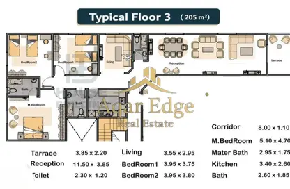 شقة - 3 غرف نوم - 3 حمامات للبيع في بيت الوطن - التجمع الخامس - مدينة القاهرة الجديدة - القاهرة