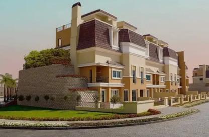 Twin House - 3 Bedrooms - 4 Bathrooms for sale in Croons Sarai - Sarai - Mostakbal City Compounds - Mostakbal City - Future City - Cairo