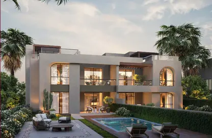 Twin House - 6 Bedrooms - 7+ Bathrooms for sale in Palm Hills New Cairo - 5th Settlement Compounds - The 5th Settlement - New Cairo City - Cairo