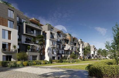 Apartment - 2 Bedrooms - 2 Bathrooms for sale in Crescent Walk - 5th Settlement Compounds - The 5th Settlement - New Cairo City - Cairo